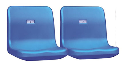 stadium seating with high back