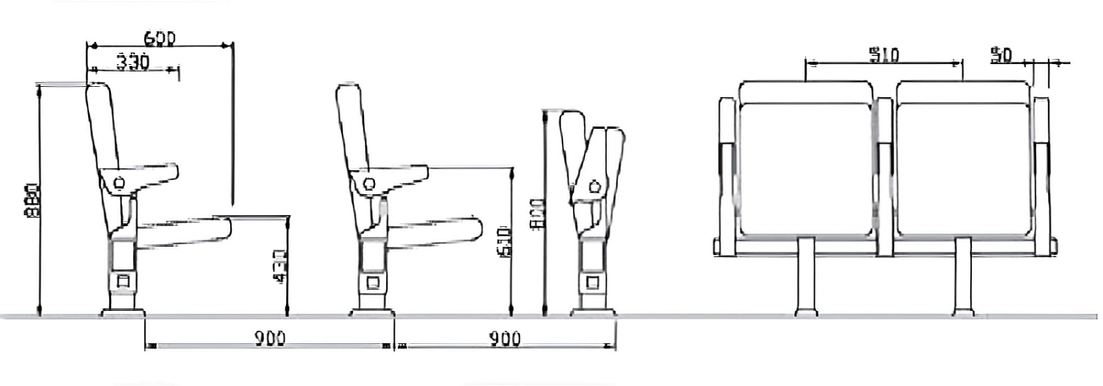 Theatre Seat Dimension