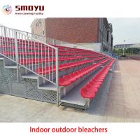 Outdoor 6-15 rows aluminum bleachers elevated lifting gtandstands Outdoor 6-15 rows aluminum bleachers elevated lifting gtandstands