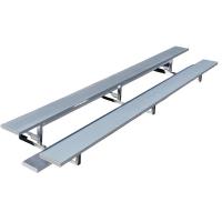 2 Row Football Stands - 7.5’ Length For 10 Seats Aluminum Planks 2 Row Football Stands - 7.5’ Length For 10 Seats Aluminum Planks