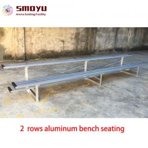 2 rows Aluminum Bench For 3-15 Seats  2 rows Aluminum Bench For 3-15 Seats