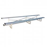 21' Aluminum 2-Row Portable Stand For 28 Seats 21' Aluminum 2-Row Portable Stand For 28 Seats