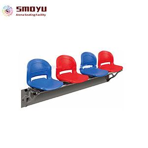 Mid Backrest Stadium arena seating with Aluminum feet