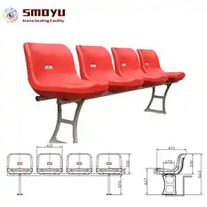 ZK02 Mid Backrest Stadium arena seating with Aluminum feet ZK02 Mid Backrest Stadium arena seating with Aluminum feet